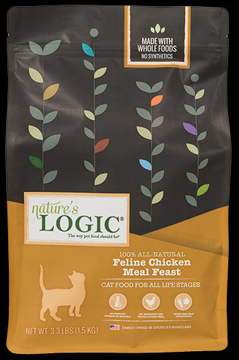 Nature's Logic Chicken Dry Cat Food 3.3lb - Poudre Pet and Feed Supply